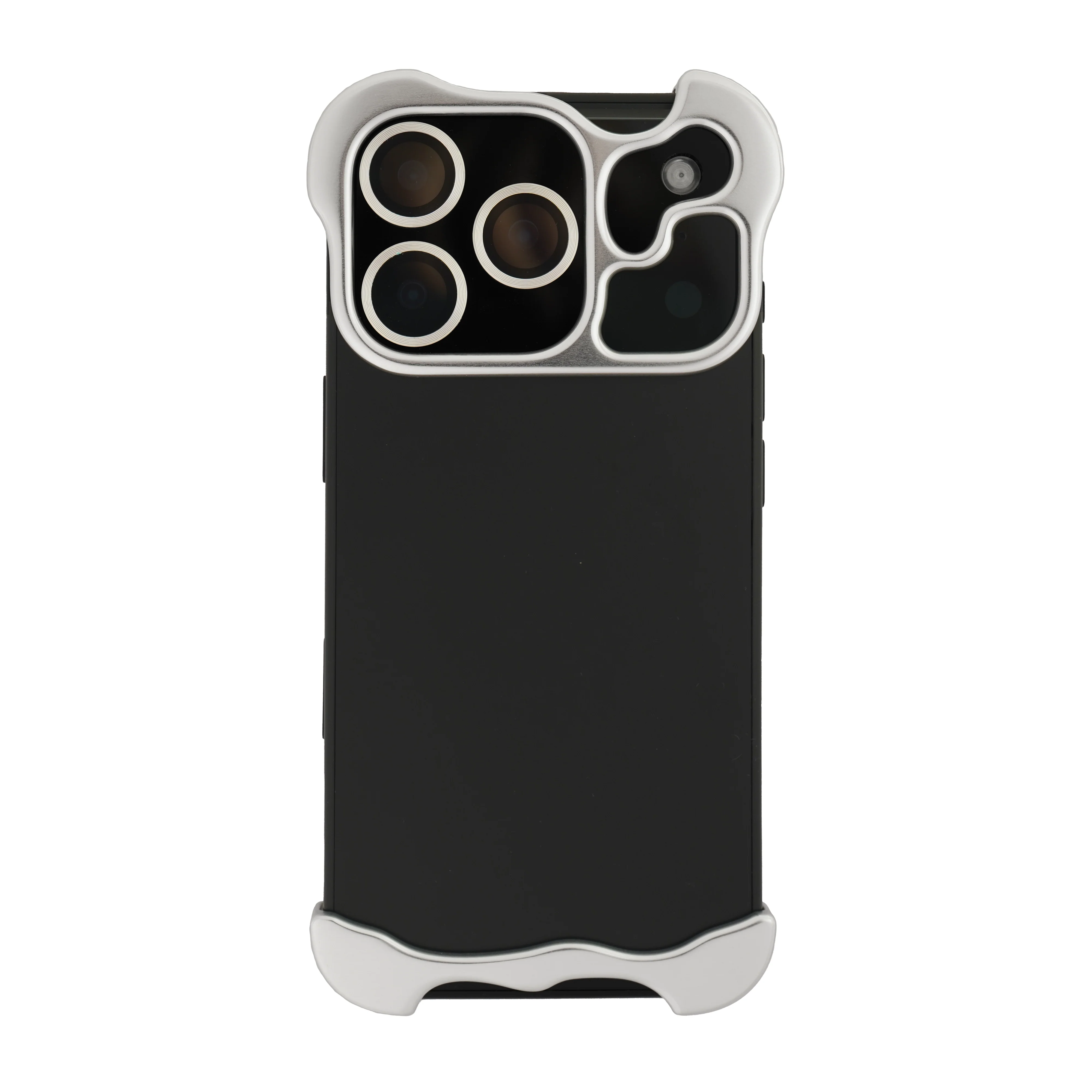 Minimilistic Alloy Bumber Silver Frame With Camera Ring - Image 10